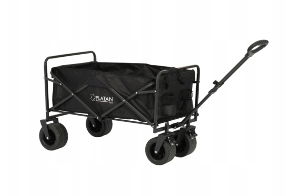 Wózek Turystyczny Plażowy SZEROKIE KOŁA Transportowy Ogrodowy Składany